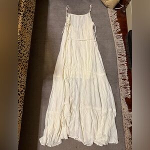 Papaya Cream Maxi Dress Women’s Large Boho Tiered New With Tags